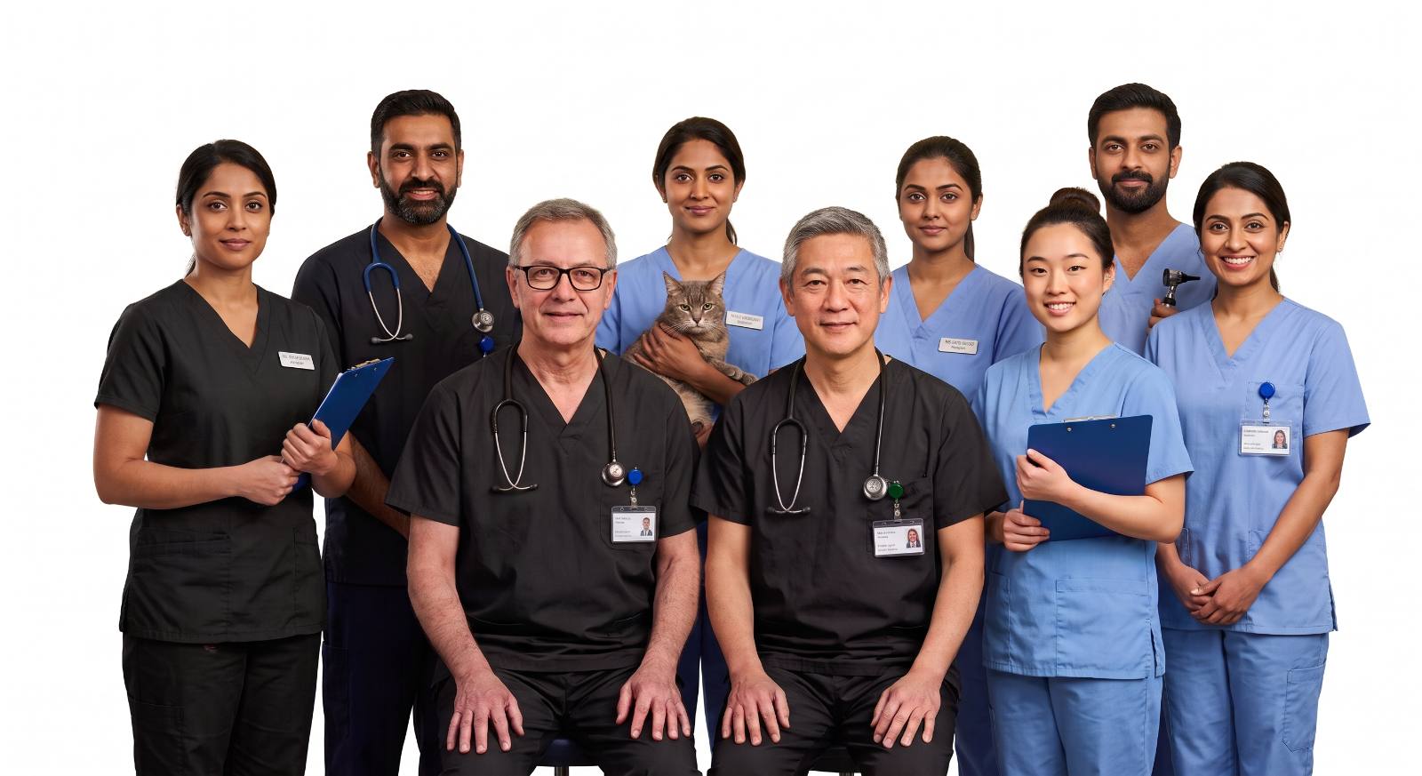 A veterinary practice team